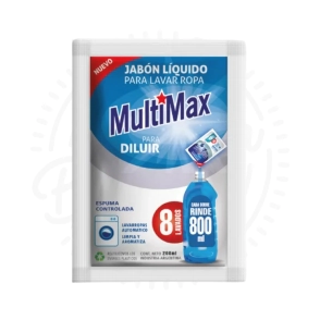 MULTIMAX JABON LIQUIDO PARA ROPA PARA DILUIR EN 800ML X12U