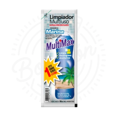 MULTIMAX LIMPIADOR MULTIUSO MARINA RINDE 1 L X50U