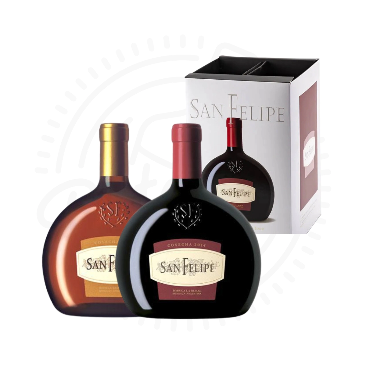 SAN FELIPE ESTUCHE BLANCO-TINTO 2X750CC